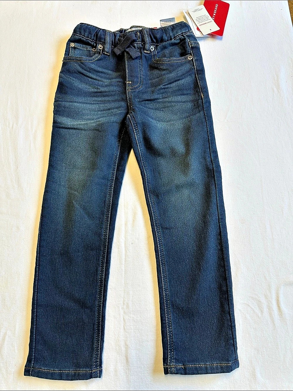 Lucky Brand Pull On Jean Girls Size 10 Blue Pull-On Jeans NWT